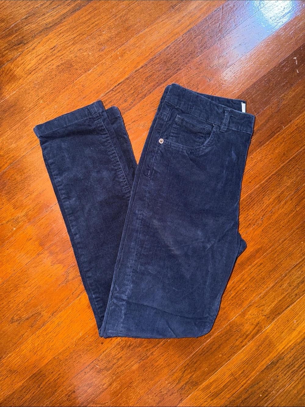 Boys Class Club Classic Navy Blue Corduroy Pants Size 14 Modern Fit